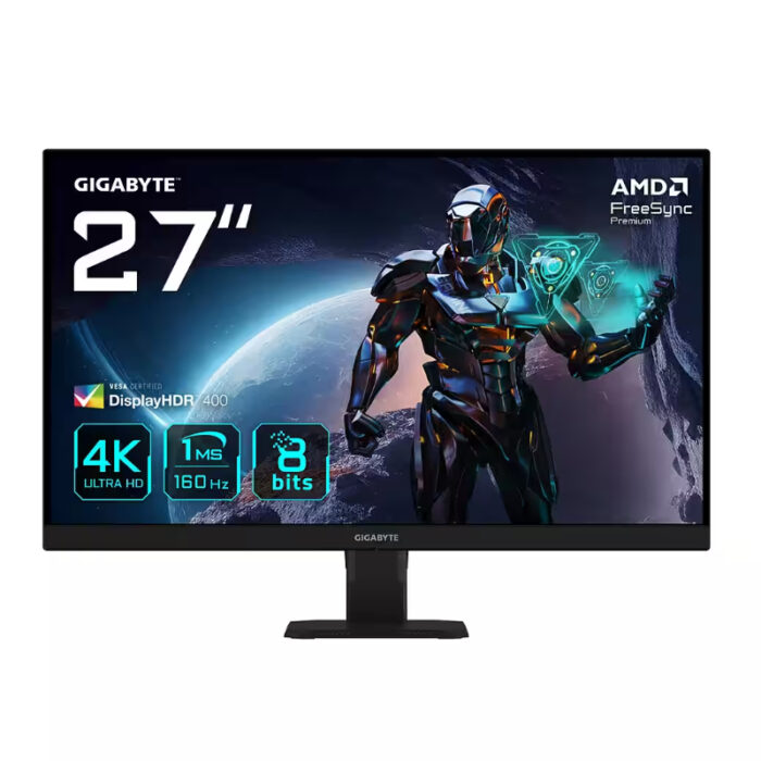 Gigabyte GS27U 27 pouces - Moniteur de jeu Panneau IPS, UHD, 160 Hz, 1 ms, HDMI 2.1, DP