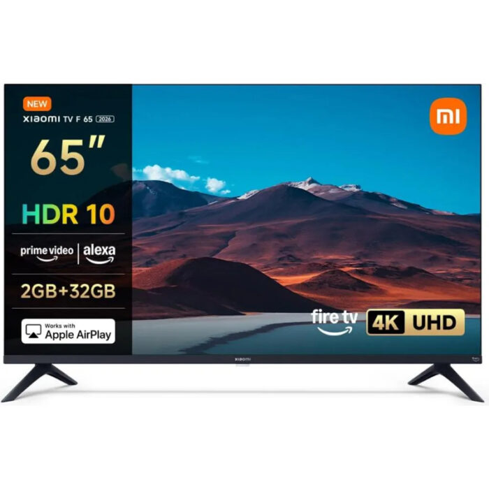 Xiaomi F 65" pouces 4K UHD, Smart TV, Fire TV, Triple Tuner DVB-C/S/S2/T NOUVEAU