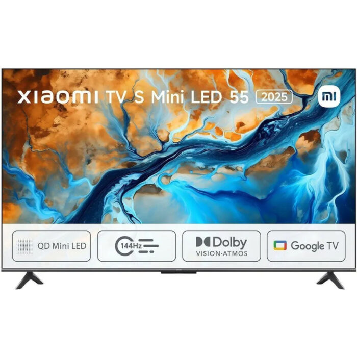 Xiaomi TV S Mini LED 55 2025 55 pouces 4K UHD Mini-LED QLED Google TV Noir