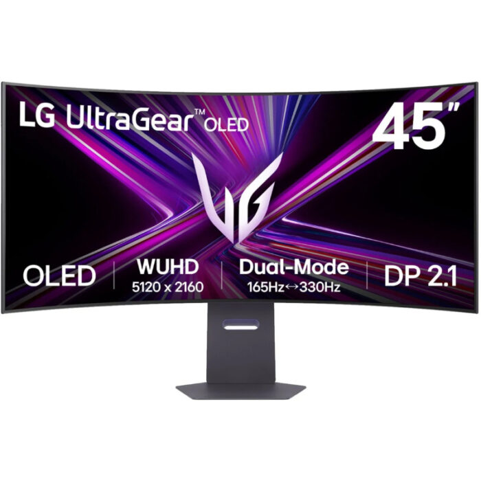 Moniteur de jeu OLED LG UltraGear 45GX950A-B  (113 cm (44,5"), Gris foncé, WUHD, Incurvé