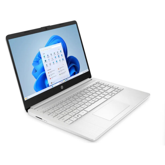 Ordinateur portable HP 14-dq6011dx 14" Intel N150 0,8 GHz, 4 Go de RAM DDR4, disque dur UFS 128 Go, carte graphique Intel, Windows 11 Famille, argent - B4HN6UA