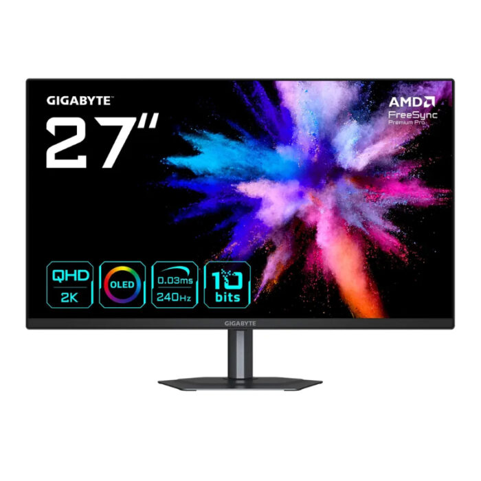 Gigabyte GO27Q24 – Moniteur de jeu QHD QD-OLED 27 pouces, 240 Hz