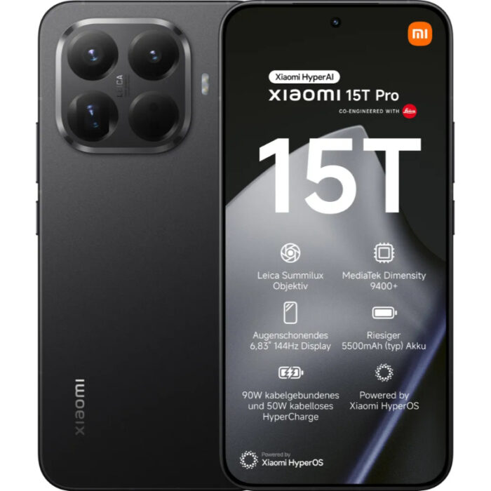 Xiaomi 15T Pro 512 Go/12 Go de RAM Dual SIM Noir